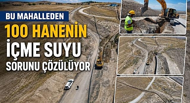 Beyüzümü'nde yaklaşık 100 haneye içme suyu desteği