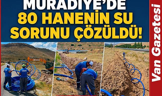 Muradiye Kandahar Mahallesi'ne 2 bin 500 metrelik içme suyu hattı