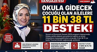 Okula Gidecek Çocuğu Olan Ailelere 11 Bin 38 TL Destek! 