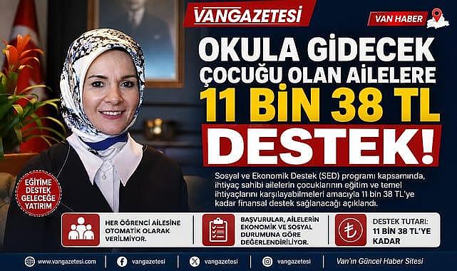 Okula Gidecek Çocuğu Olan Ailelere 11 Bin 38 TL Destek!