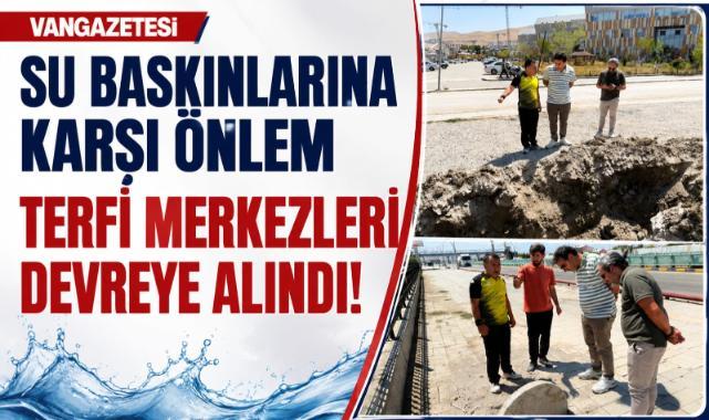 S.B.Ü. Van Bölge Hastanesi'nde Su Baskınlarına Karşı Önlem