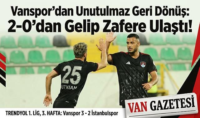 Vanspor’dan Nefes Kesen Galibiyet
