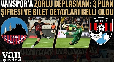 Vanspor Deplasmanda Mardin 1969 Spor'a Konuk Oluyor