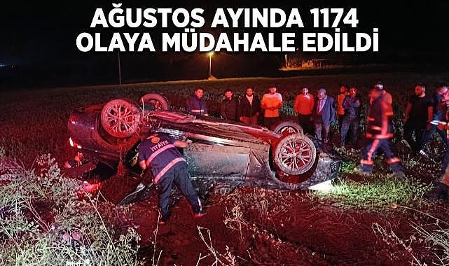 Ağustos Ayında 1174 Olaya müdahale edildi
