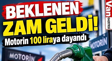 Beklenen zam geldi: Motorin 100 liraya dayandı