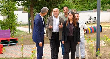 Eşbaşkanlar Çevre Dostu Sıfır Atık Parkı'nı Ziyaret Etti