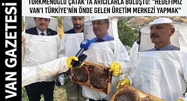Türkmenoğlu Çatak'ta Arıcılarla Buluştu