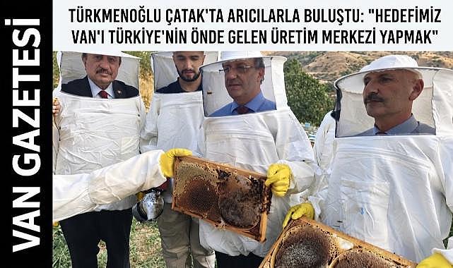 Türkmenoğlu Çatak'ta Arıcılarla Buluştu