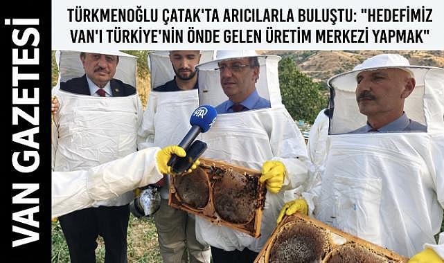 Türkmenoğlu Çatak'ta Arıcılarla Buluştu