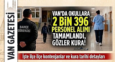 Van'da Gözler Kura Çekiminde