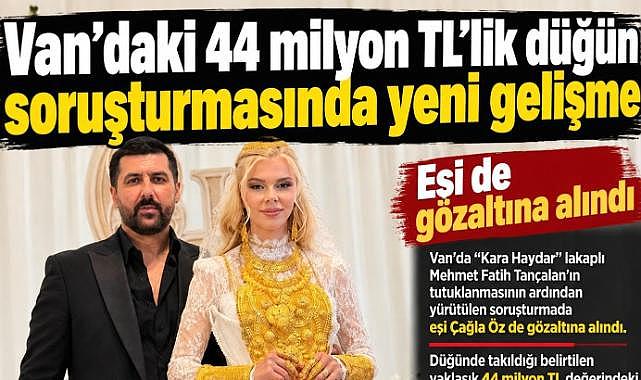 Van’da Milyon TL’lik Düğün Soruşturmasında Yeni Gelişme