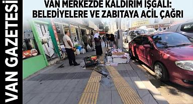Van Merkezde Kaldırım İşgali Krizi