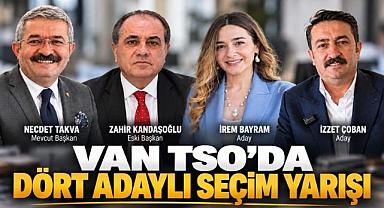 VAN TSO'DA DÖRT ADAYLI SEÇİM YARIŞI - Van Haber