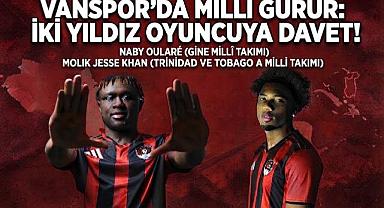 Vanspor'da Milli Gurur: İki Yıldız Oyuncuya Davet!