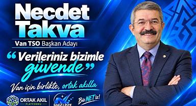 Necdet Takva ve Mavi Liste Van TSO Seçimlerine Hazır