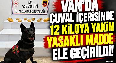 Van'da Çuvalın İçinden Kilolarca çıktı 