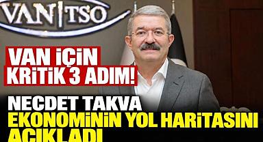 Van İçin Kritik 3 Adım! Necdet Takva Ekonominin Yol Haritasını Açıkladı