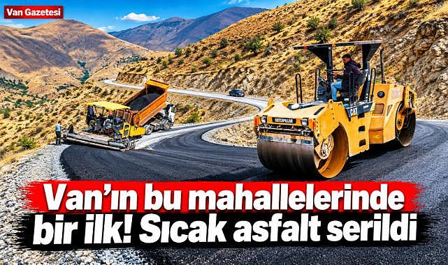 Van'ın iki mahallesinde bir ilk!