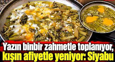 Van'ın unutulmaz lezzeti! Dağdan sofraya Siyabu