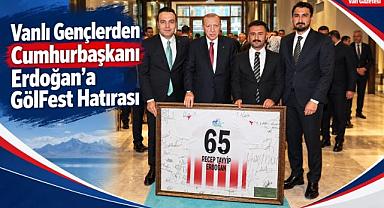 Vanlı Gençlerden Cumhurbaşkanı Erdoğan’a GölFest Hatırası