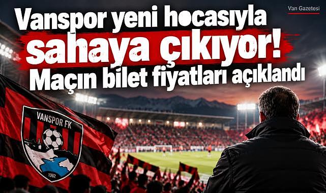 Vanspor taraftarının beklediği açıklama geldi