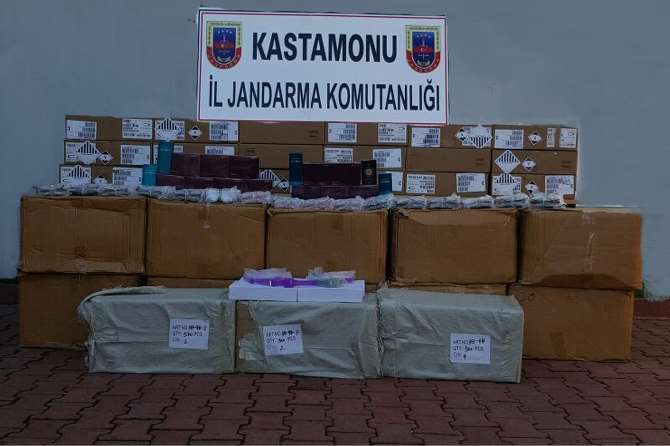 206 Bin Tl’lik Kaçak Malzeme Ele Geçirildi