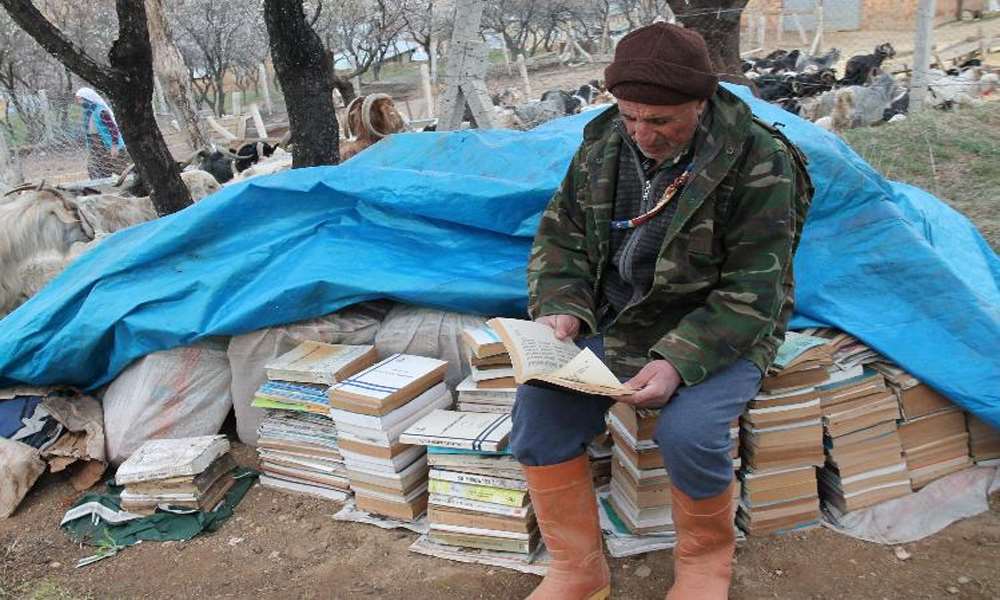 63’lük Çobanın Okuma Azmi