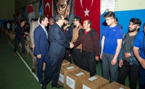 7 tahsis edilen spor malzemelerinin dağıtımı sürüyor...