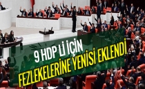 9 HDP Lİ İÇİN YENİ FEZLEKE