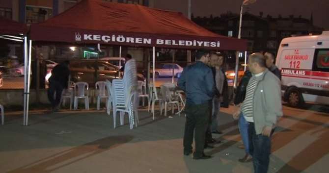 Adli Tıp Kurumu Önüne Taziye Çadırı Kuruldu