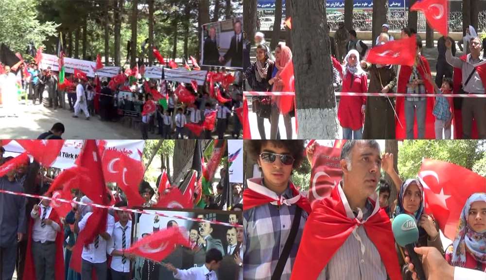 Afgan Halkından Türkiye’ye Destek