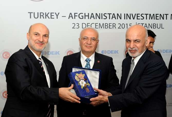 Afganistan Cumhurbaşkanı Türk İş Adamlarıyla Bir Araya Geldi