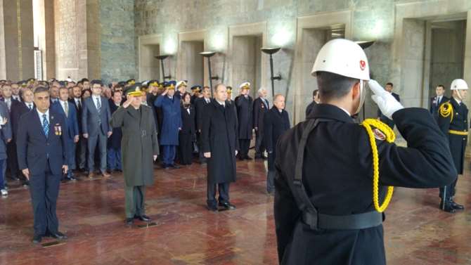 Anıtkabir’de ’çanakkale’ Töreni
