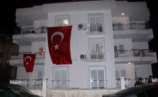 Antalya’ya Şehit Ateşi Düştü