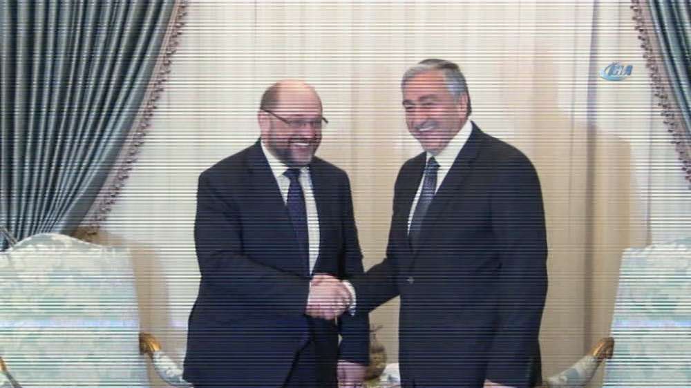 Ap Başkanı Schulz, Kktc Cumhurbaşkanlığı’nda