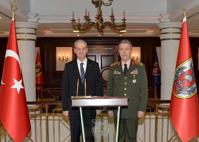 Başbuğ’dan Genelkurmay Başkanı Orgeneral Akar’a Ziyaret