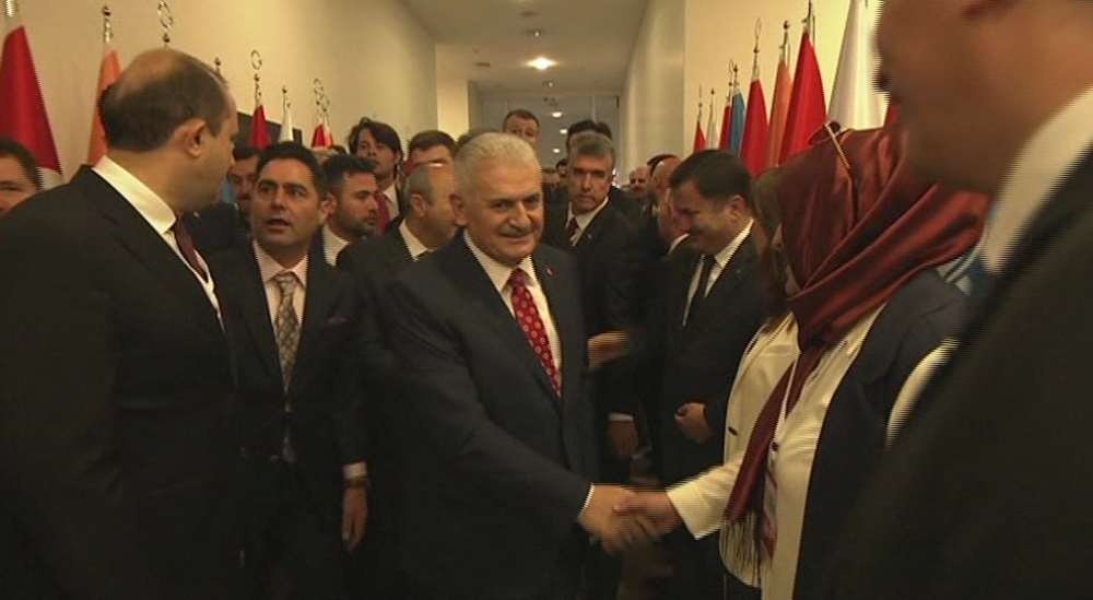 Binali Yıldırım Coşkuyla Karşılandı