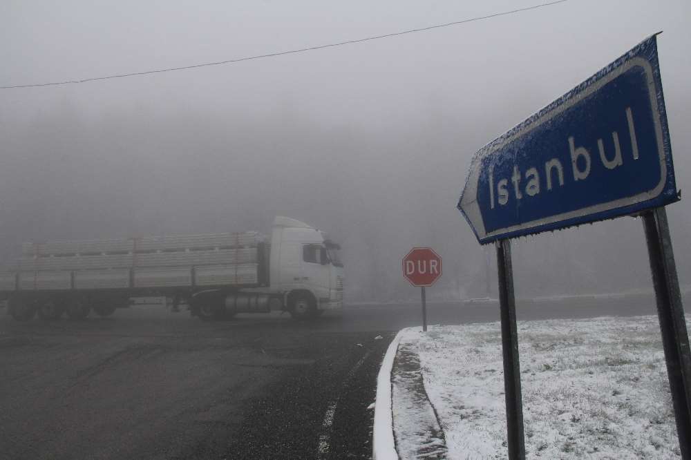 Bolu Dağı’nda Kar Yağışı