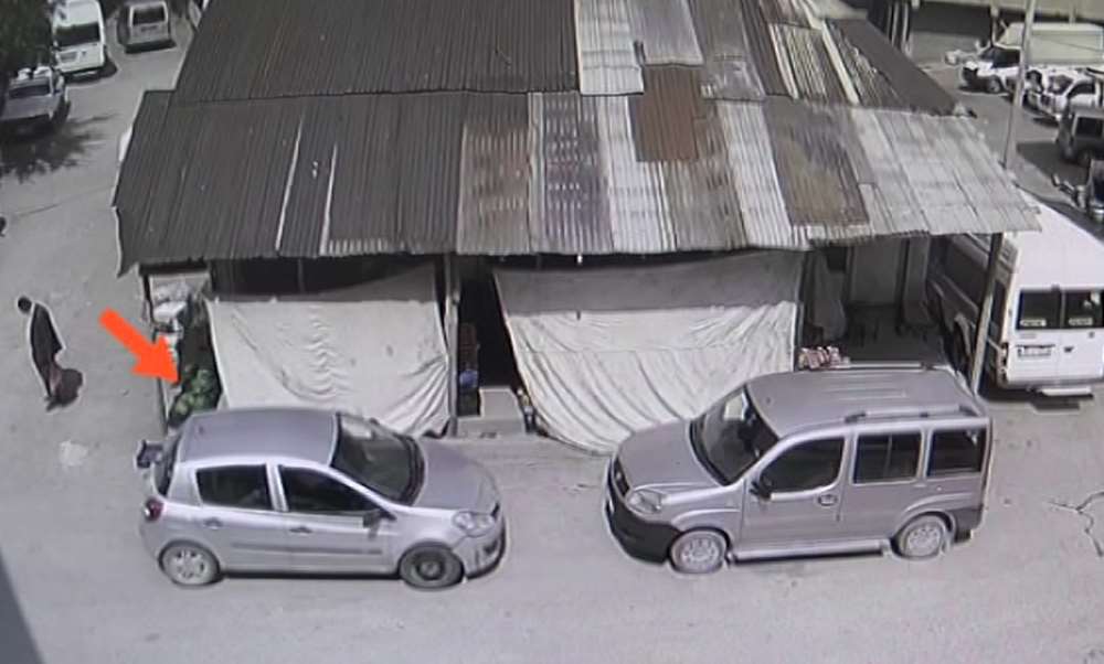 Bombalı Araç Ve Teröristler Kamerada