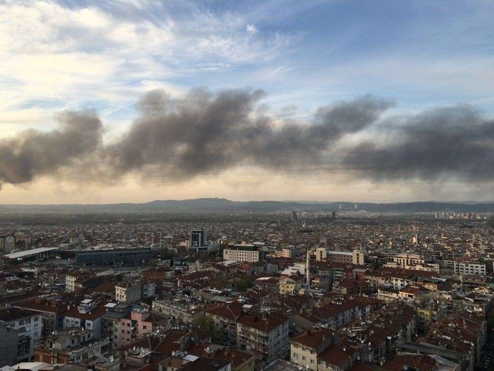 Bursa’dan Dumanlar Yükseliyor