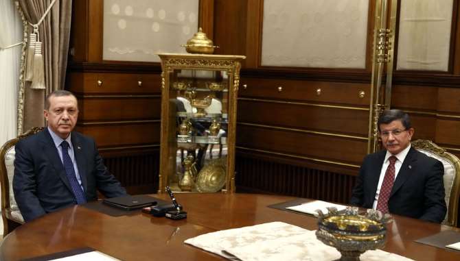 Cumhurbaşkanı Erdoğan, Davutoğlu’nu Kabul Etti