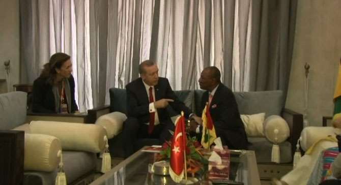 Cumhurbaşkanı Erdoğan Gine’de