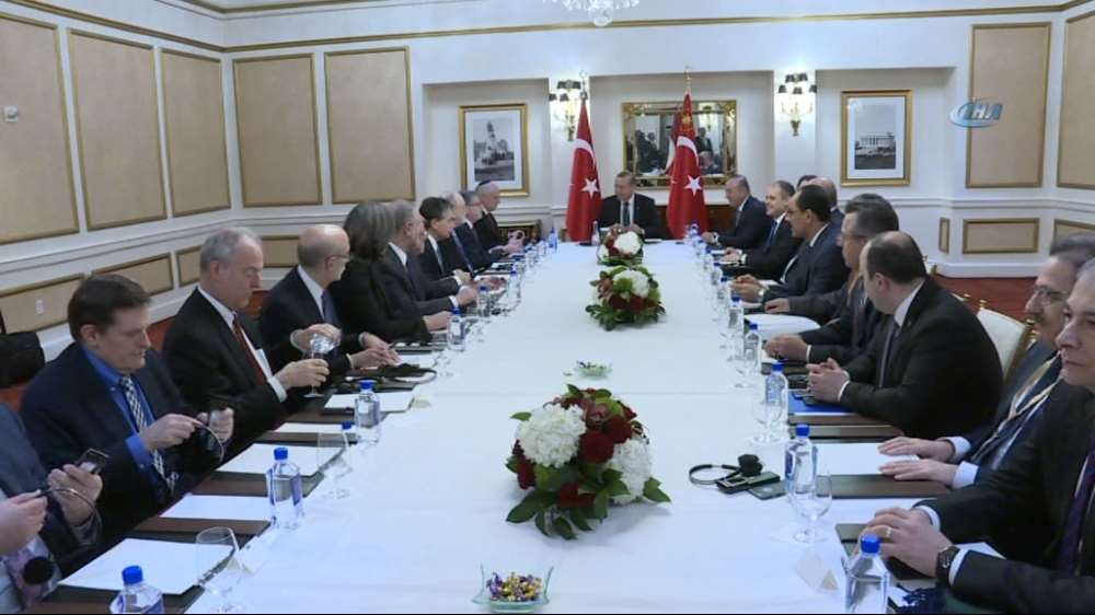 Cumhurbaşkanı Erdoğan Musevi Temsilcileri Kabul Etti