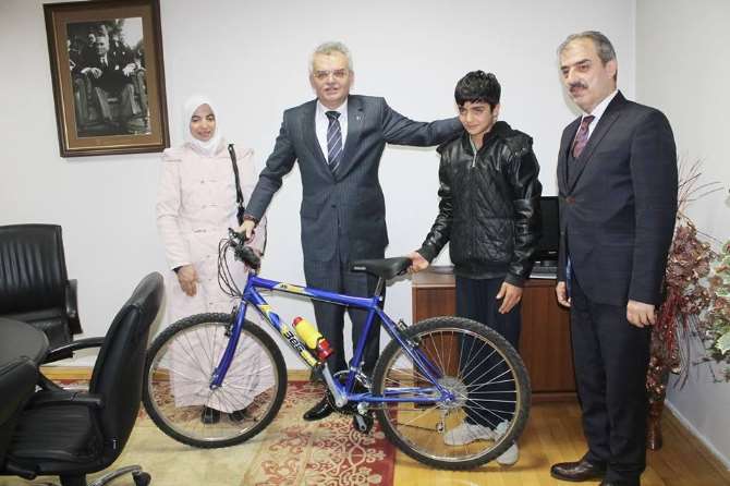 Cumhurbaşkanı Erdoğan’dan Bisiklet İstemişti