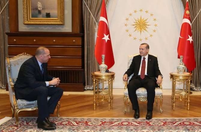 Cumhurbaşkanı Federasyon Başkanıyla Görüştü
