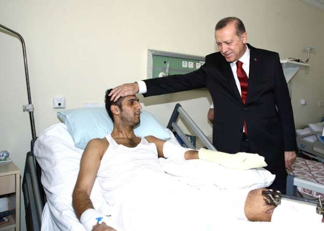 Cumhurbaşkanı Yaralıları Ziyaret Etti