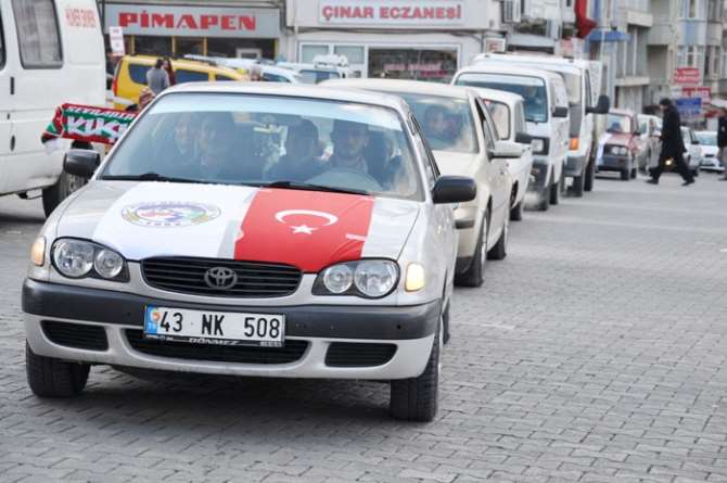 Danıştay’ın Kararını 600 Araçlık Konvoyla Kutladılar
