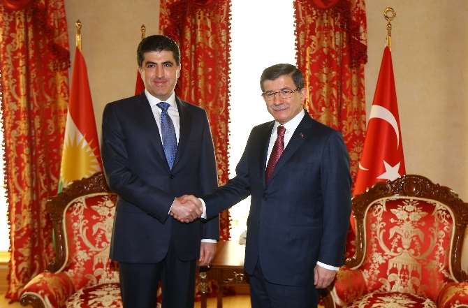 Davutoğlu Barzani İle Görüştü