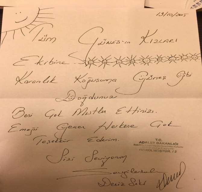 Deniz Seki’den Mektup Var