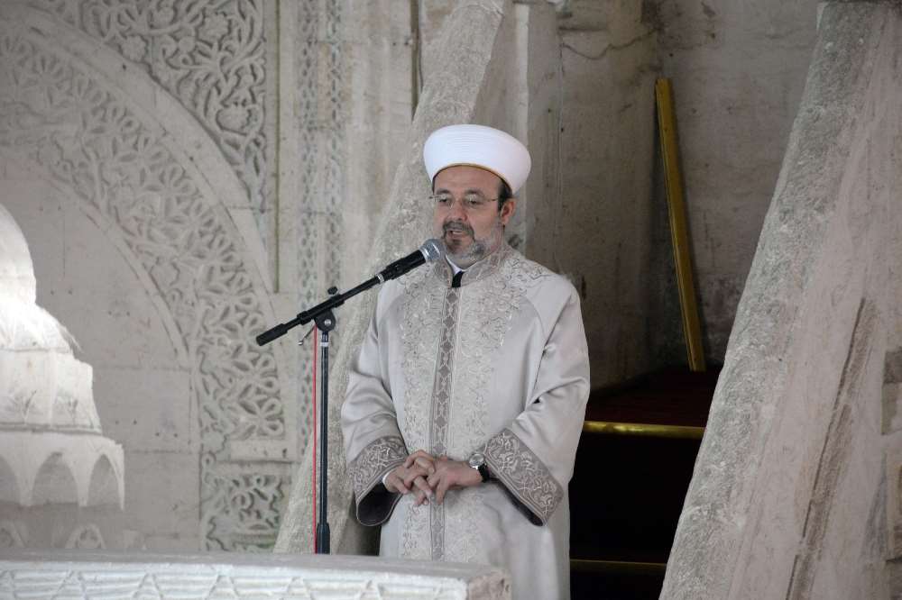 Diyanet İşleri Başkanı Silvan’da Cuma Namazı Kıldırdı